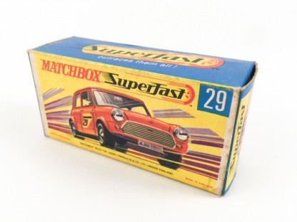 Racing Mini Matchbox 29 -box only-Type G