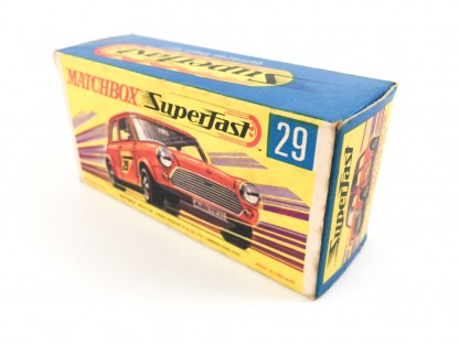 Racing Mini Matchbox 29 -box only-Type G