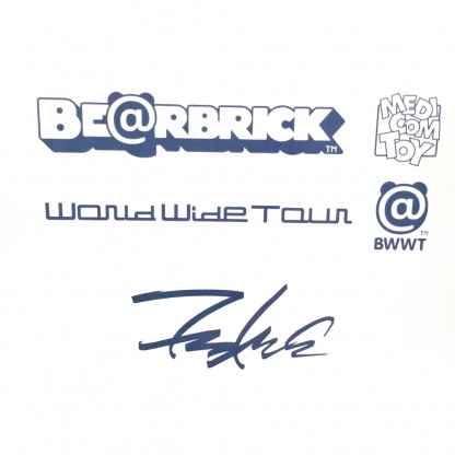Bearbrick 400%-FUTURA 2000-worldwide tour 2004