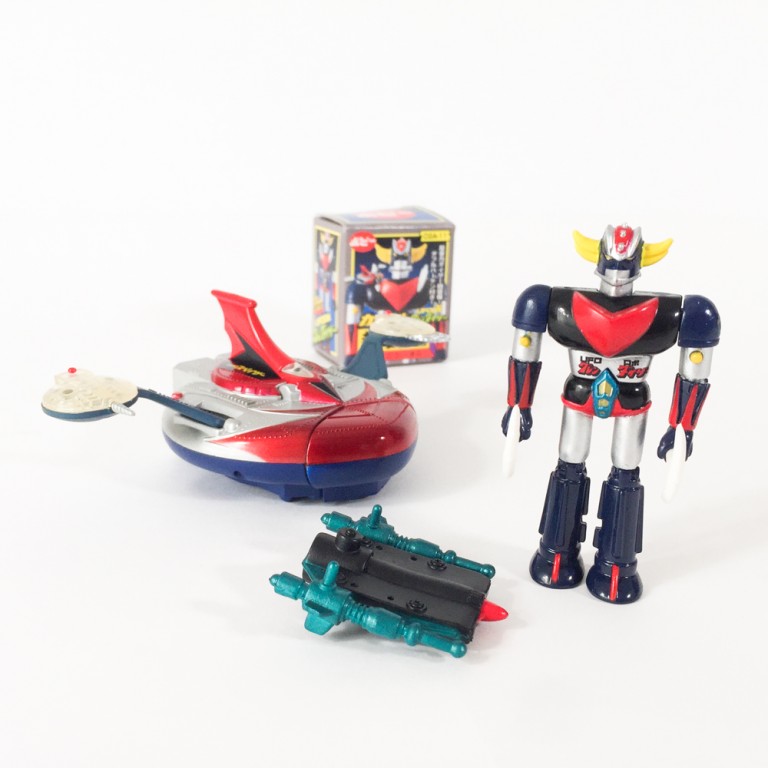 Grendizer Goldorak + Spazer Popy CGA11/12 Set 2001 Japan Gashapon Vintage