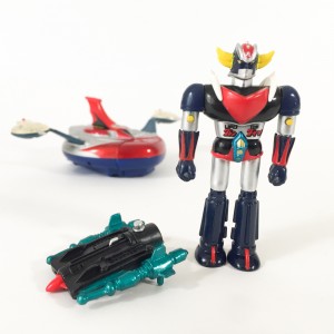 Set Goldorak Spacer Popy Gashapon – CGA11 CGA12 Complet, Boule Japonaise Et Catalogue, Rare 2001