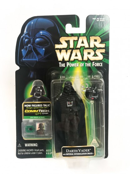 Darth Vader with interrogation Droid - Star wars POTF Commtech chip