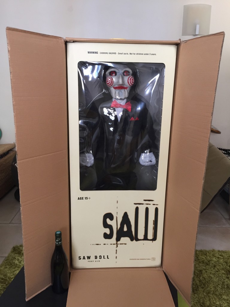 SAW BILLY Puppet Talking doll Real size Prop échelle 1/1