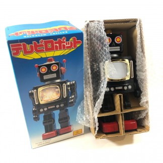 Television Robot - Metal House Japon - retro tin robot