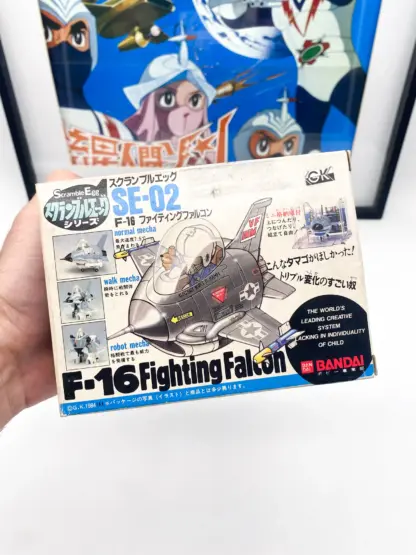 F16 Scramble Egg SE-02 Fighting Falcon Bandai 1984 MIB