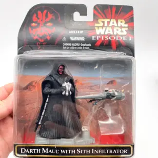 Darth Maul with Sith Infiltrator - Star Wars Episode 1 Collection 1 HASBRO 1999
