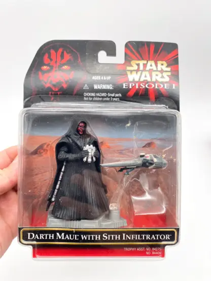 Darth Maul with Sith Infiltrator - Star Wars Episode 1 Collection 1 HASBRO 1999