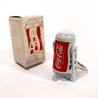 Coca-Cola R2-D2 COBOT Keychain – Japon 1978-1980 MIB