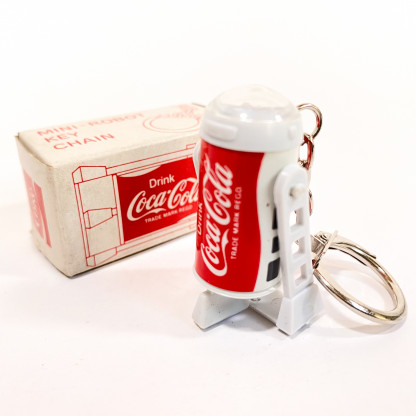 Coca-Cola R2-D2 COBOT Keychain – Japon 1978-1980 MIB