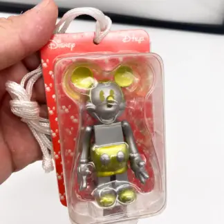 DHYP KUBRICK FUTURE MICKEY gold BY HAJIME SORAYAMA - medicom toy 2003