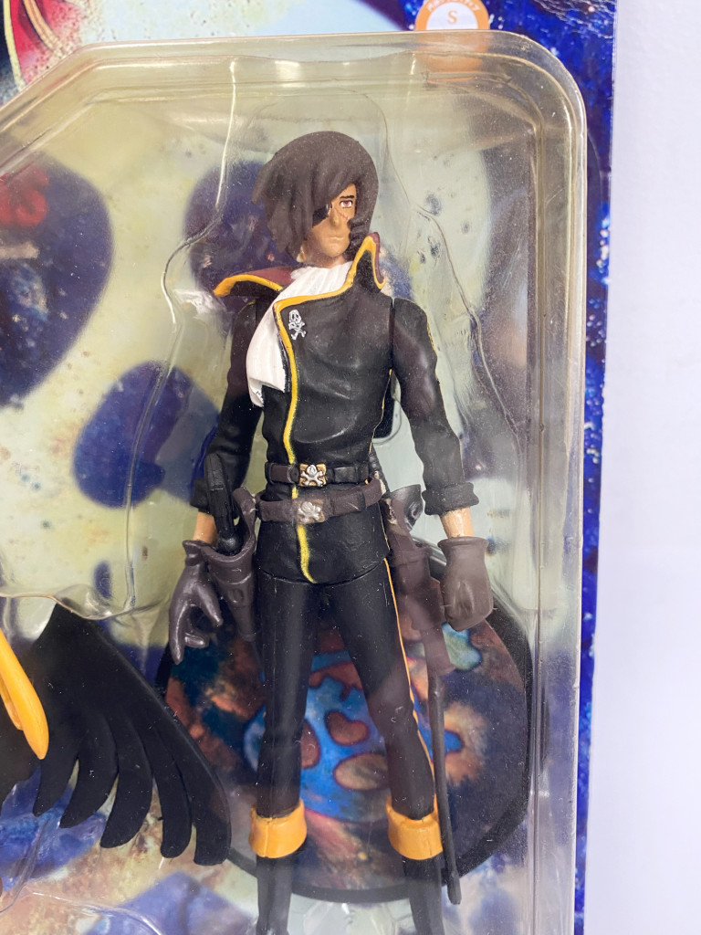 Albator Figurine lot Captain Harlock + Torisan 10cm Jesnet 1998 Anime