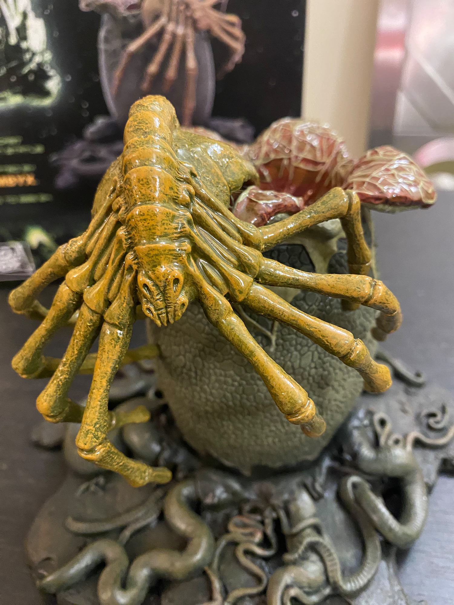 statue Alien egg and face hugger - ATTAKUS 2003 NIB - Fabuleuse 