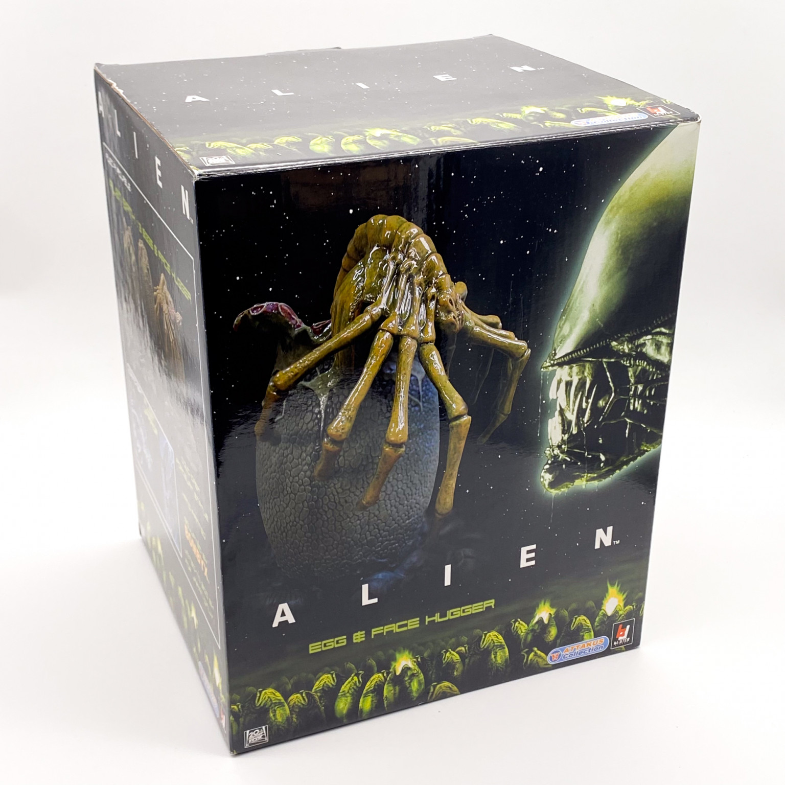 statue Alien egg and face hugger - ATTAKUS 2003 NIB - Fabuleuse Caverne