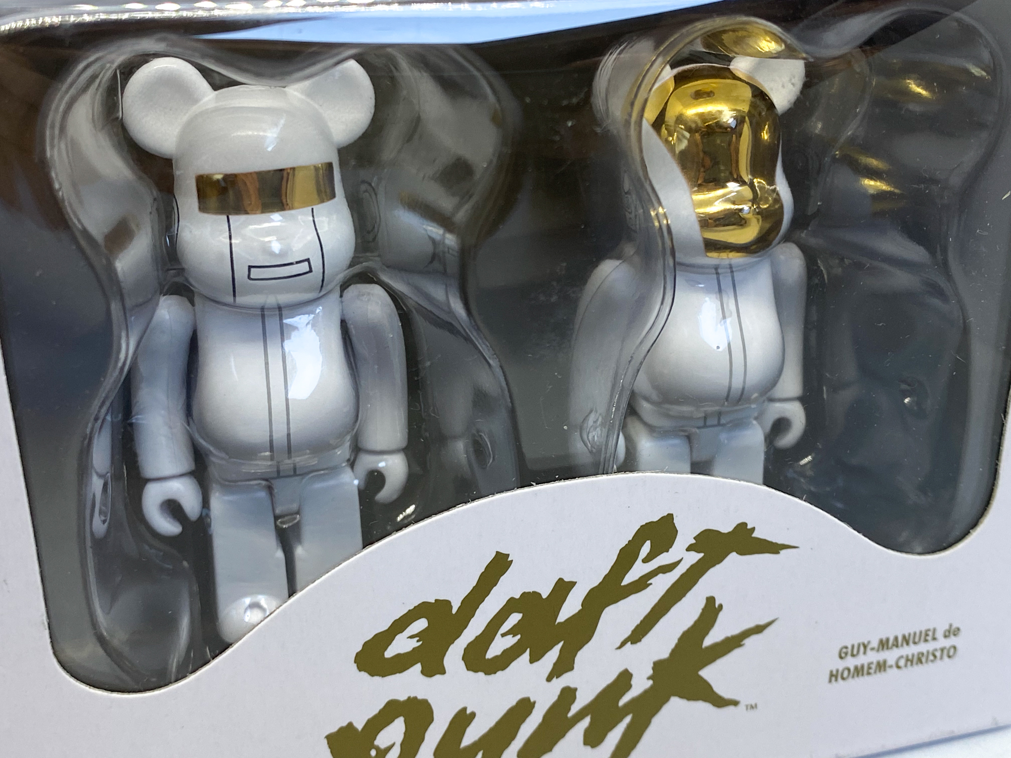 Daft Punk BEARBRICK White Suits 100% – MEDICOM TOY BE@RBRICK MISB