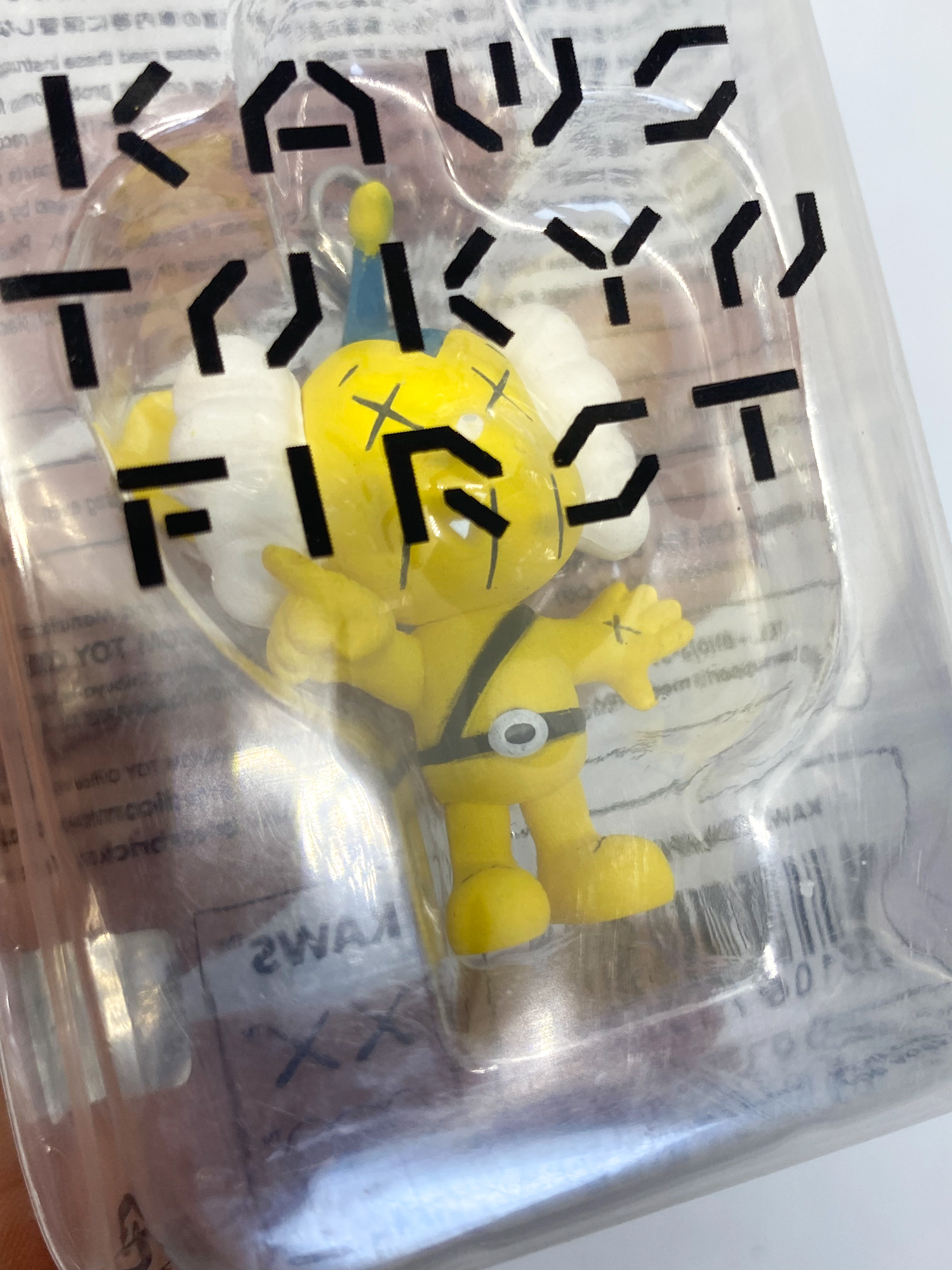NTWRK - KAWS Tokyo First JPP Keychain Yellow/Black