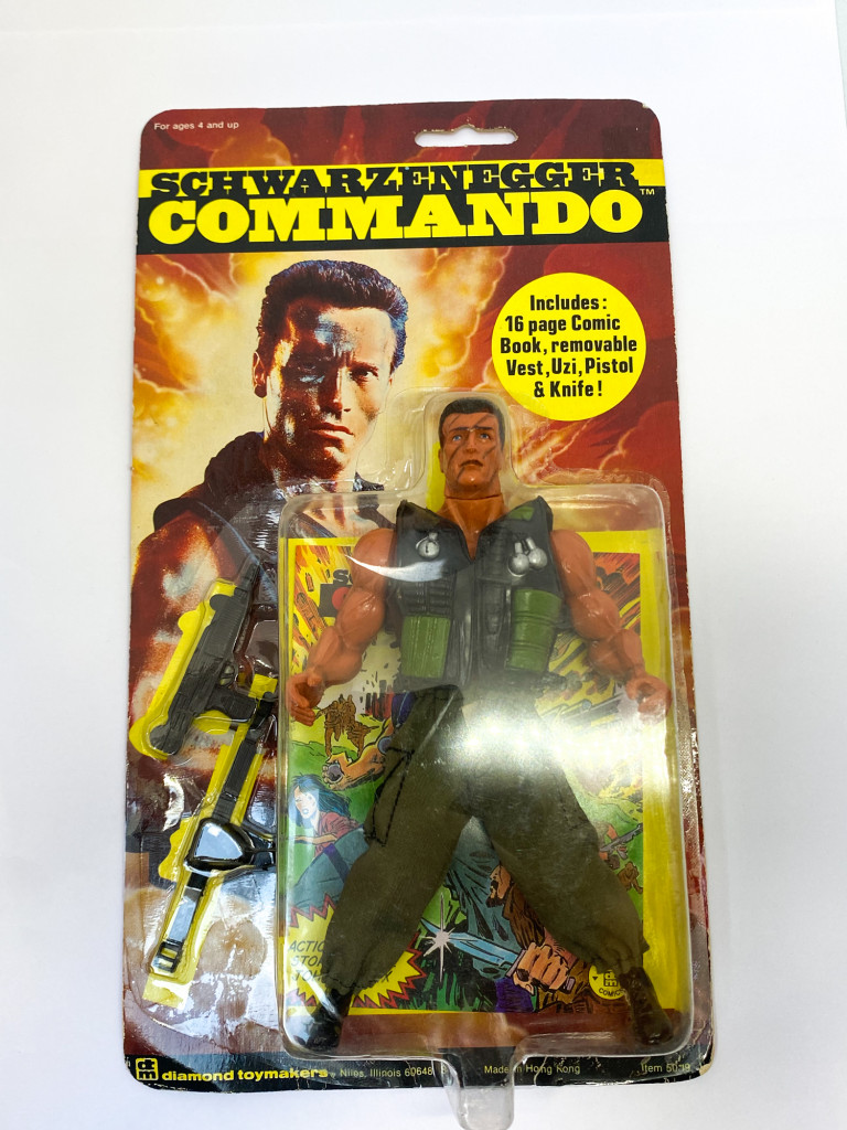 Commando Schwarzenegger Col. John Matrix Action Figure - 1985 Diamond ...
