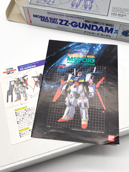 Gundam Perfect Variable High Complete Model MSZ-010 ZZ Double Zeta 1/144 Japan