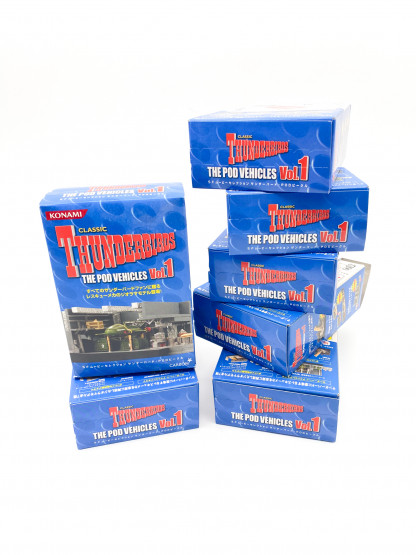 Thunderbirds Pod Vehicles Vol.1 Full set Konami NEW