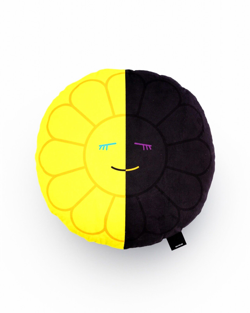 Coussin En Peluche Fleurs Takashi Murakami 30Cm Multicolore Kaikai Kiki