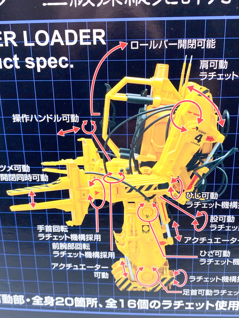 ALIENS Power Loader SKYNET Aoshima Limited edition MISB - Fabuleuse Caverne