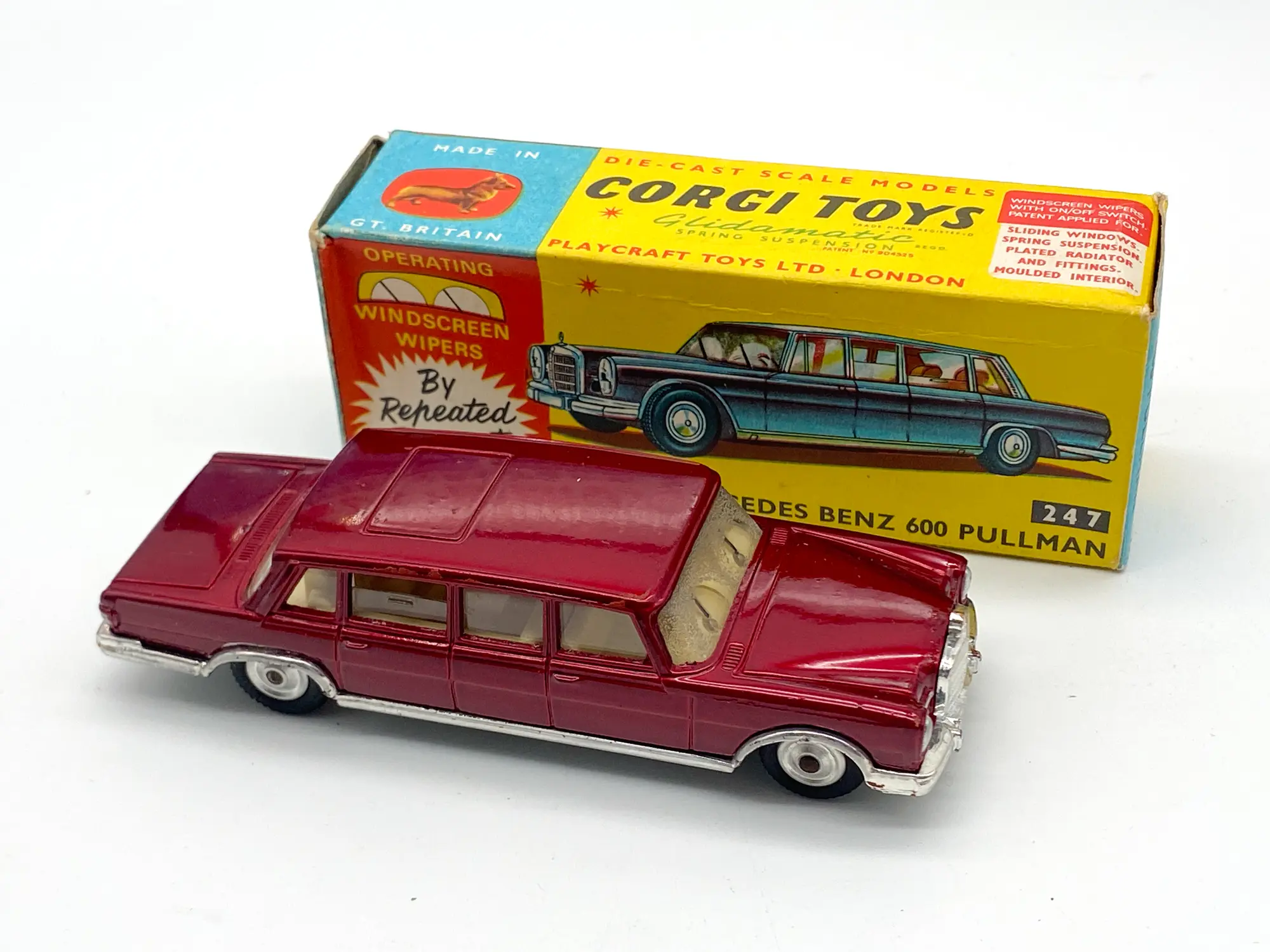Corgi Toys 247 - Mercedes Benz 600 Pullman MIB 1964 – Image 7