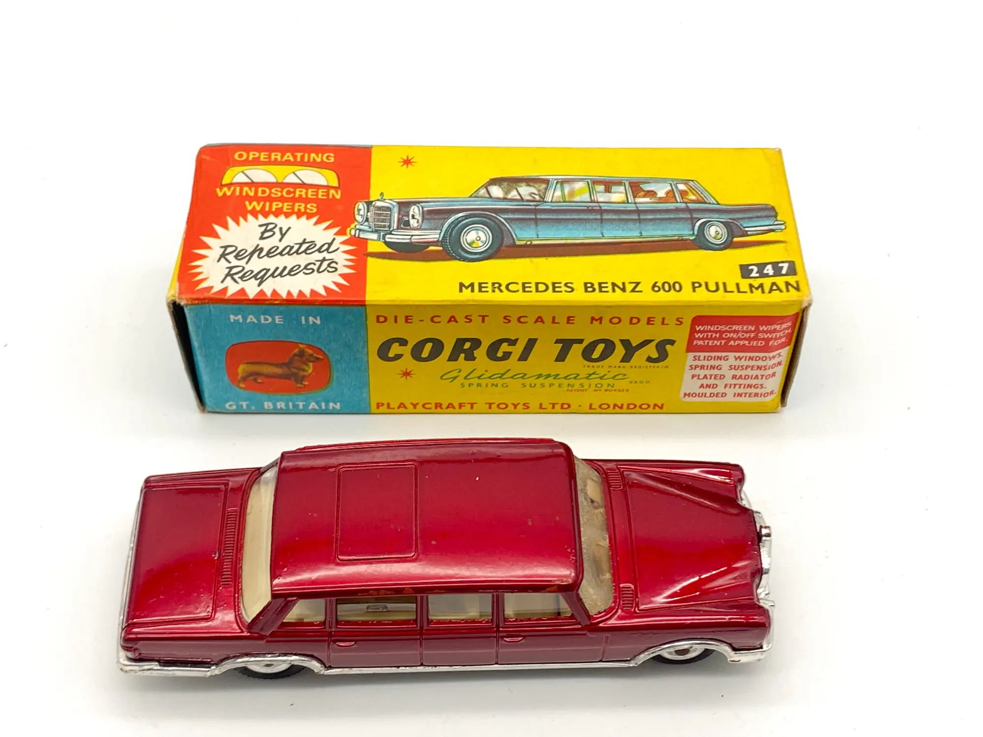 Corgi Toys 247 - Mercedes Benz 600 Pullman MIB 1964 – Image 5
