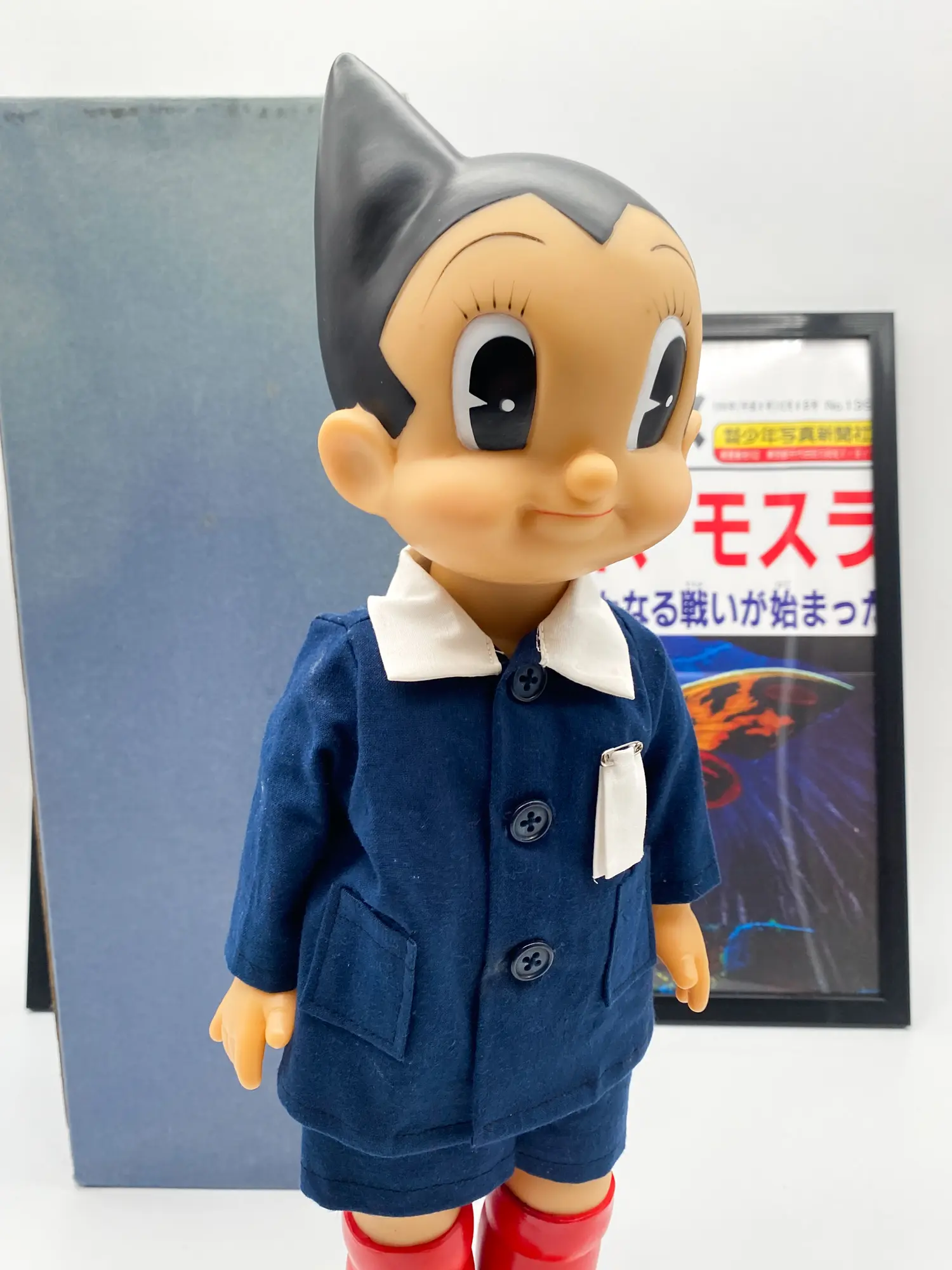 Astro Boy Sofubi Billiken 1997 School Uniform 44 cm