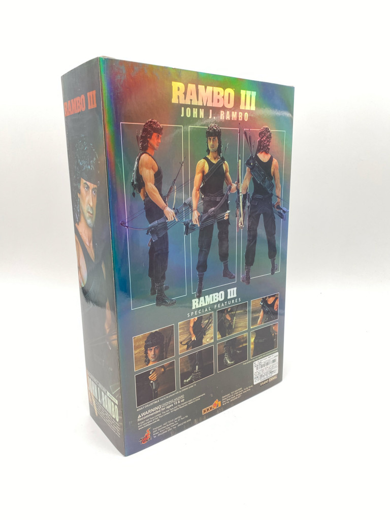 Rambo III Hot Toys MMS35 John Rambo 1:6 Sylvester Stallone MISB ...
