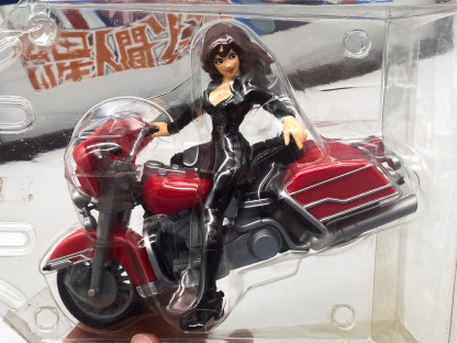 Lupin III Fujiko Mine Red Harley - 1999 BANPRESTO DX Bike Figure MOC – Image 6