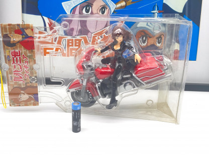 Lupin III Fujiko Mine Red Harley - 1999 BANPRESTO DX Bike Figure MOC
