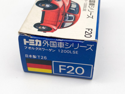 Tomica F20 - VOLKSWAGEN BEETLE 1200L SE mint – Image 5