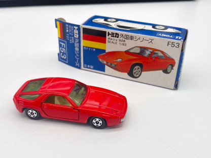 Tomica blue box F53 Red Porsche 928 MIB – Image 6
