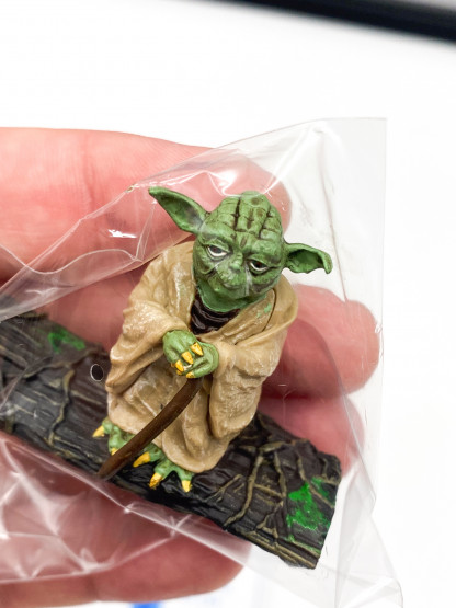 Yoda Mini Diorama Star Wars Tomy 2002 New sealed – Image 6