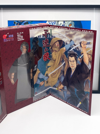 Lone wolf and cub Figures Ogami Itto - ALFREX JAPAN 1999 Baby Cart NIB – Image 13