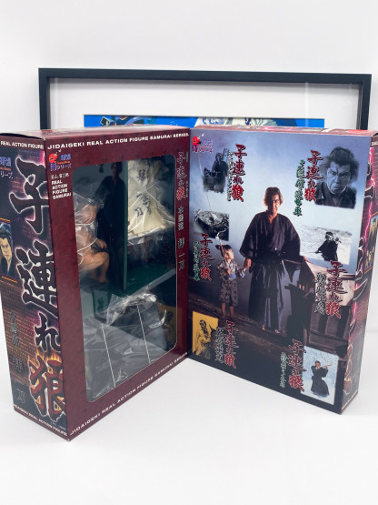 Lone wolf and cub Figures Ogami Itto - ALFREX JAPAN 1999 Baby Cart NIB – Image 10