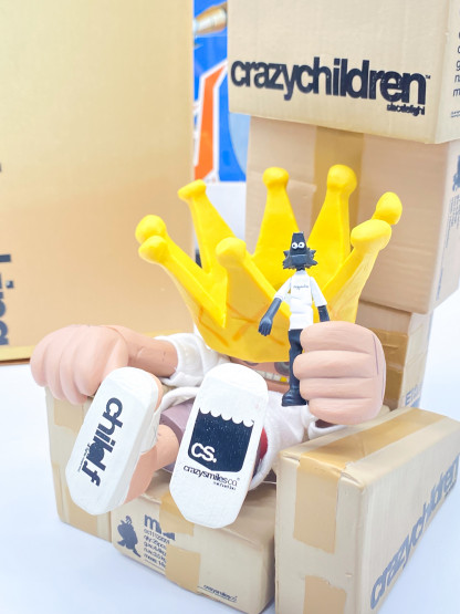 Michael LAU Crazychildren King #16 Crazysmiles 2002 MIB – Image 15