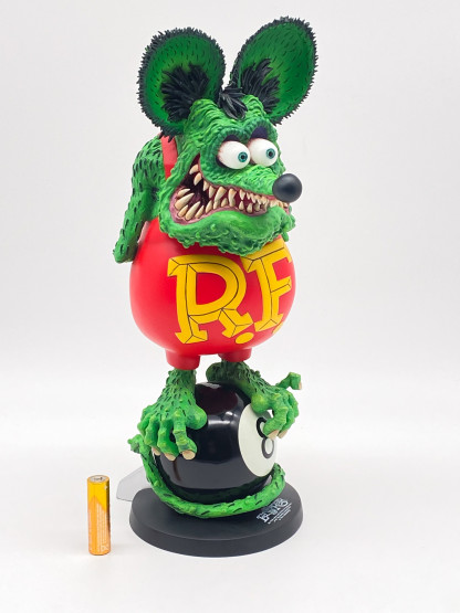 Rat Fink 8Ball Statue MoonEyes ACRO 2018 Ed Roth 30cm NIB – Image 9