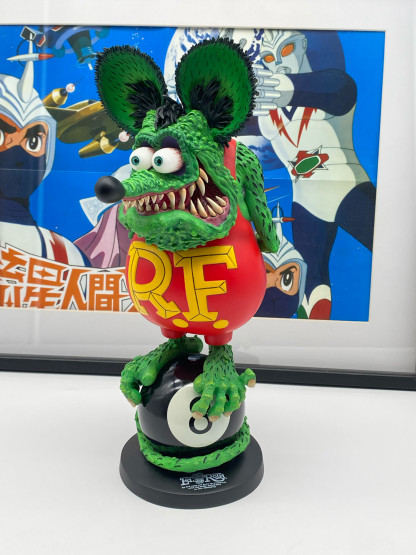Rat Fink 8Ball Statue MoonEyes ACRO 2018 Ed Roth 30cm NIB – Image 3