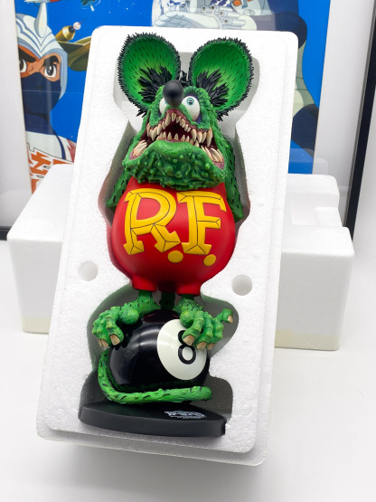 Rat Fink 8Ball Statue MoonEyes ACRO 2018 Ed Roth 30cm NIB – Image 2