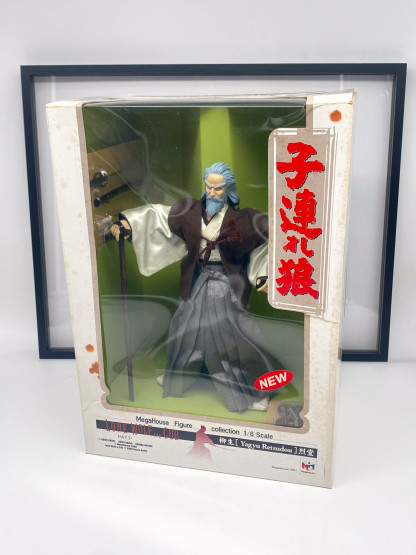 Retsudo Yagyu Lone Wolf and cub 1:6 figure - Megahouse 2001 NIB Baby Cart