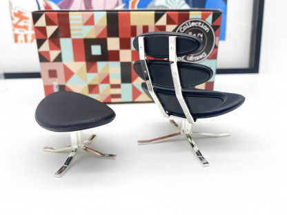 Corona Chair Poul Volther REAC Japan Miniature Designer Chair 1:12 limited color – Image 6