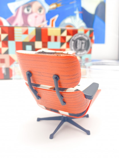 Eames lounge chair + Ottoman REAC Japan Miniature designer chair – Image 10