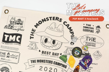Labubu Let’s go Camping with The Monsters PopMart X How2Work Exclusive – Image 9