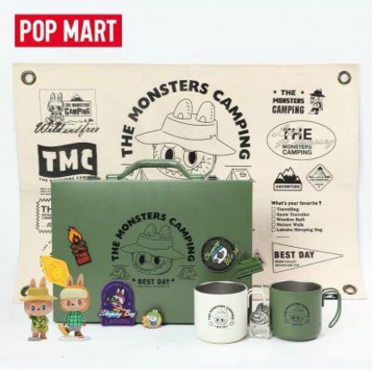 Labubu Let’s go Camping with The Monsters PopMart X How2Work Exclusive