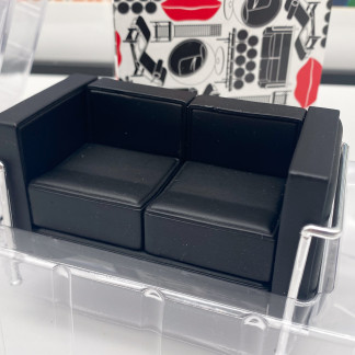 Miniature LC2 Sofa Le Corbusier REAC