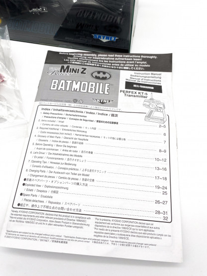 BATMAN BATMOBILE MINI-Z - Kyosho Skynet limited edition 2005 MIB – Image 21