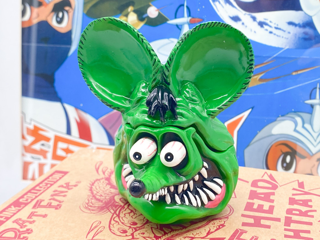 Rat Fink Fever Head ashtray 