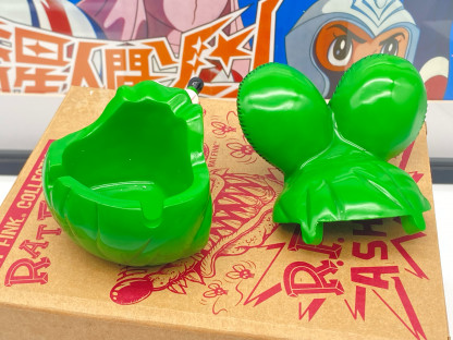 Rat Fink Fever Head ashtray "ED ROTH" - Mooneyes Japan 2005 MIB – Image 6