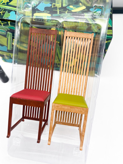 Robie Chair REAC Japan Miniature designer chair NIB – Image 6