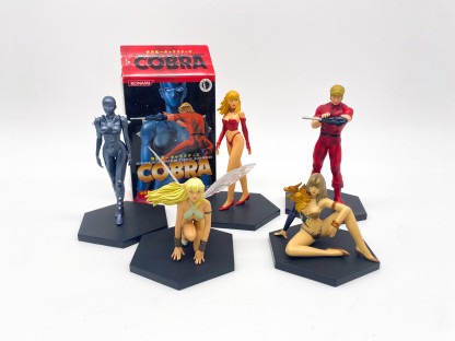COBRA Space Adventure - Buichi Terasawa 5 figurines Konami 2004 Loose – Image 16
